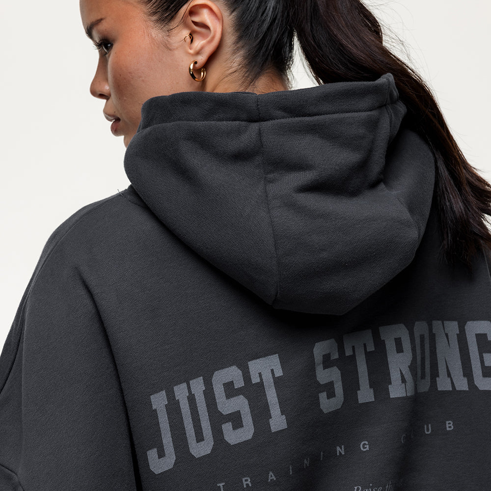 Training Club Oversized Hoodie - Washed Black