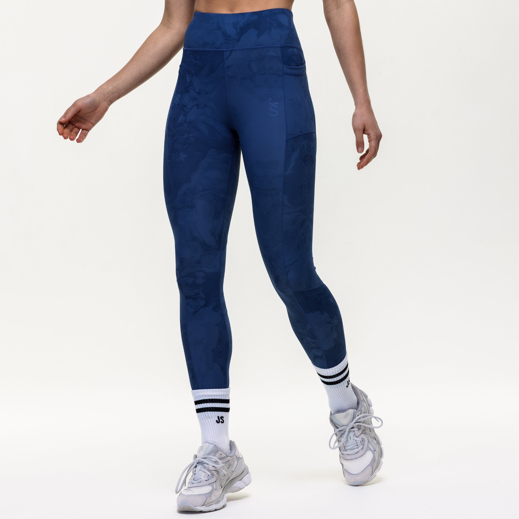 Power 7/8 Training Leggings - Indigo Marble