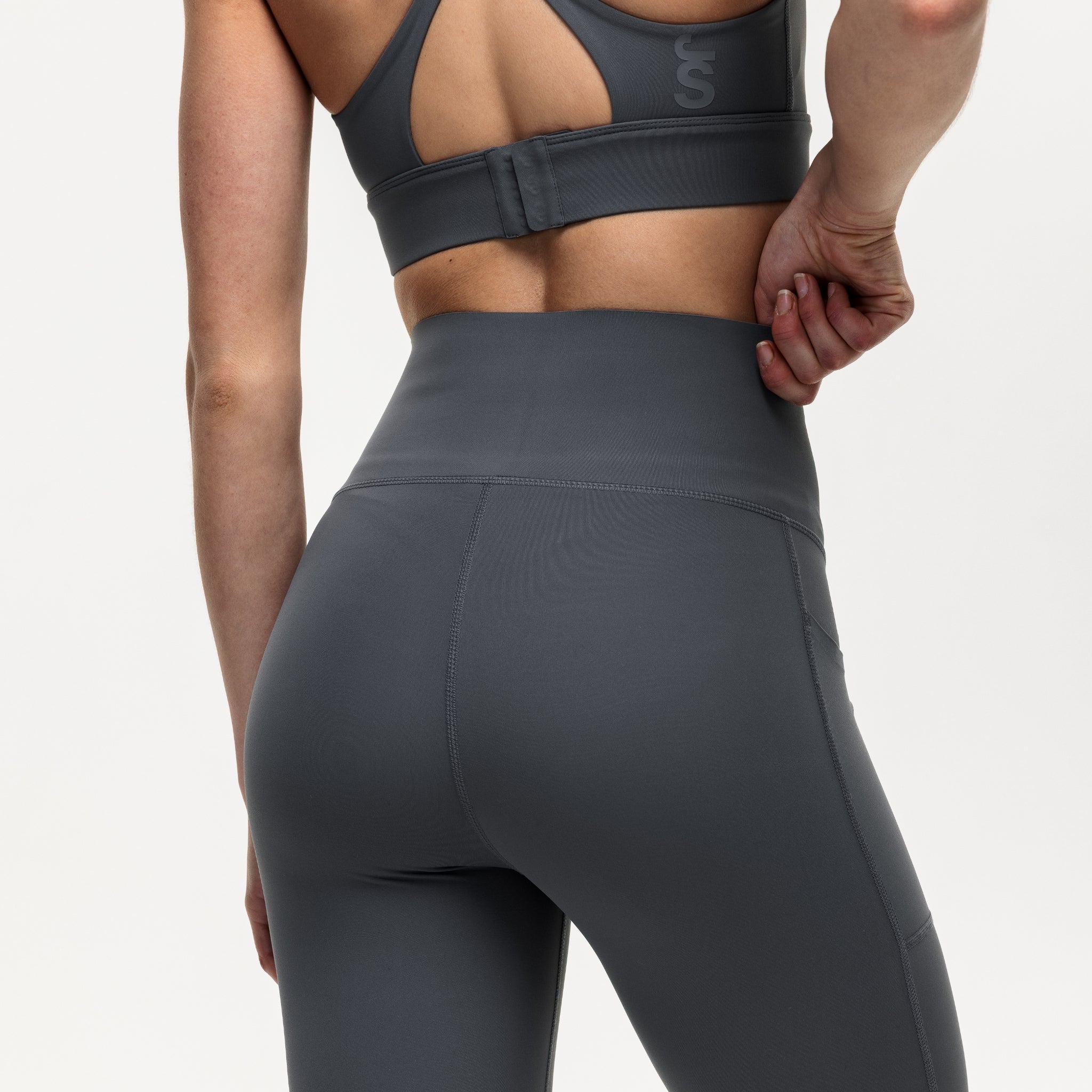Sculpt 7/8 High Rise Training Leggings - Slate