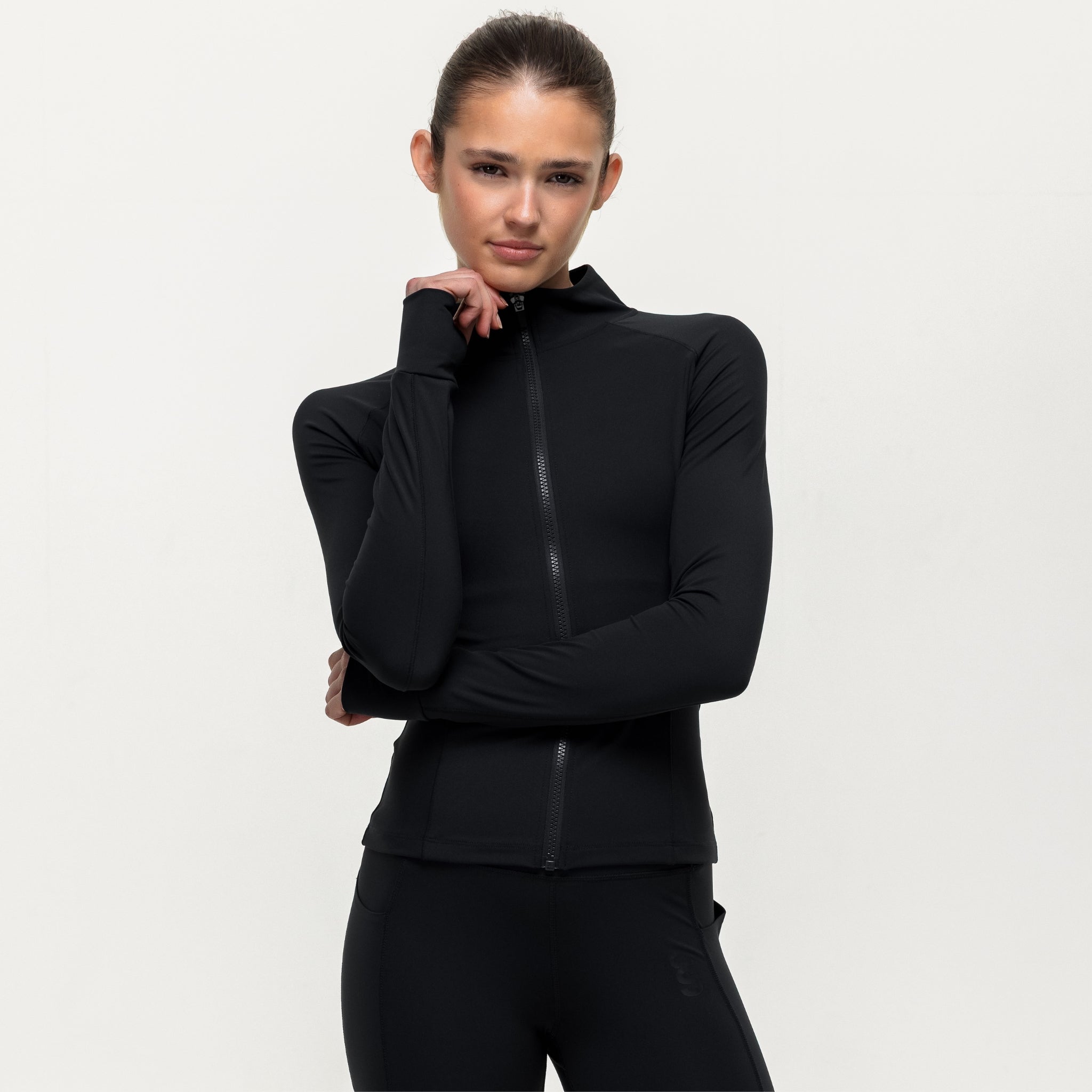 Training Zip Up Jacket - Black