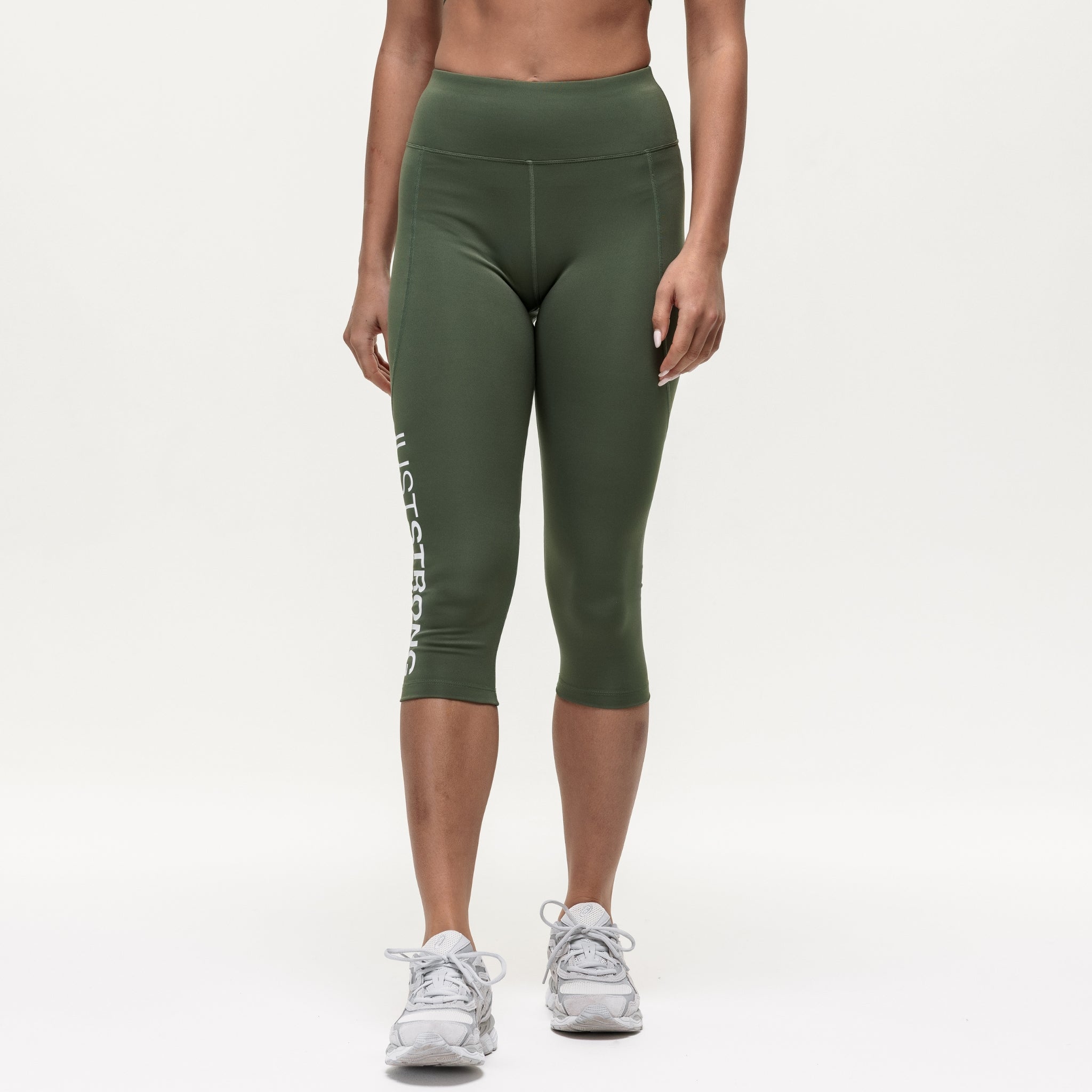 Motion Capri Leggings - Khaki