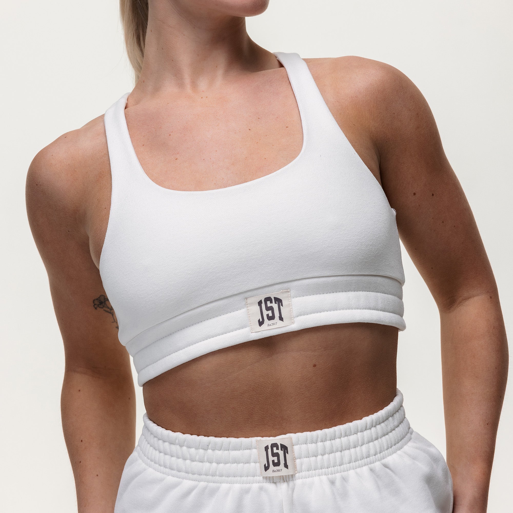 Timeout Sweatshirt Bralette - Vintage Stone