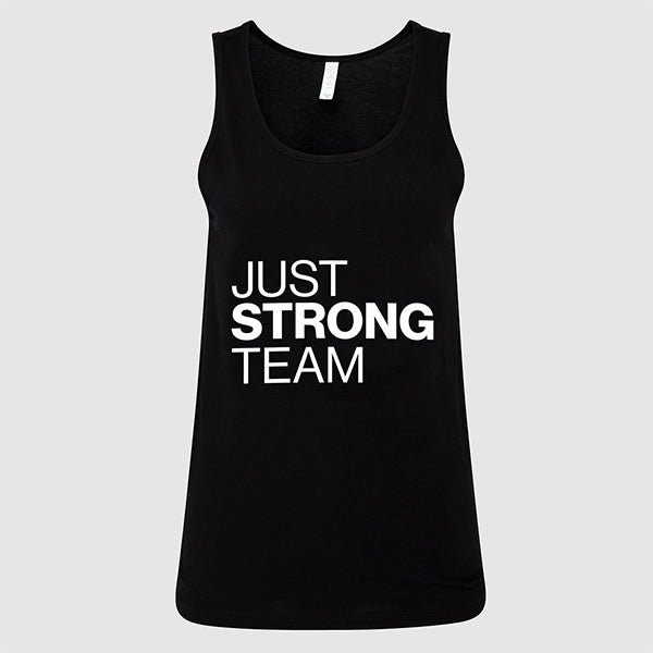 Black Just Strong Team Tank - Exclusive For Ambassadors