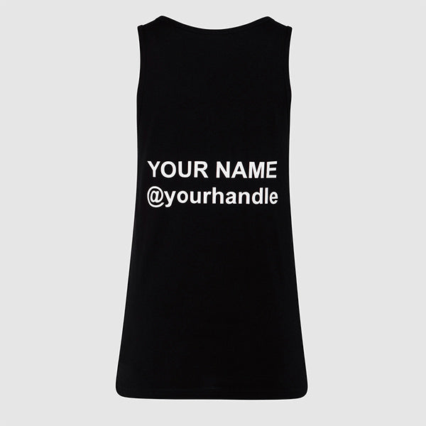 Black Just Strong Team Tank - Exclusive For Ambassadors