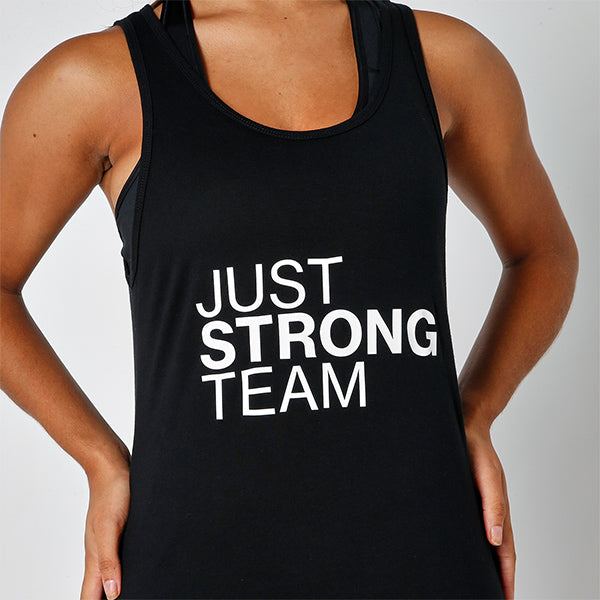 Black Just Strong Team Tank - Exclusive For Ambassadors