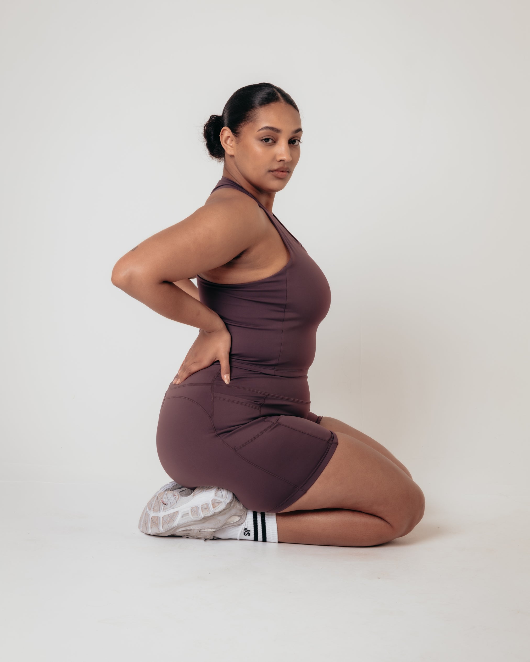 Power Performance Shorts - Burgundy