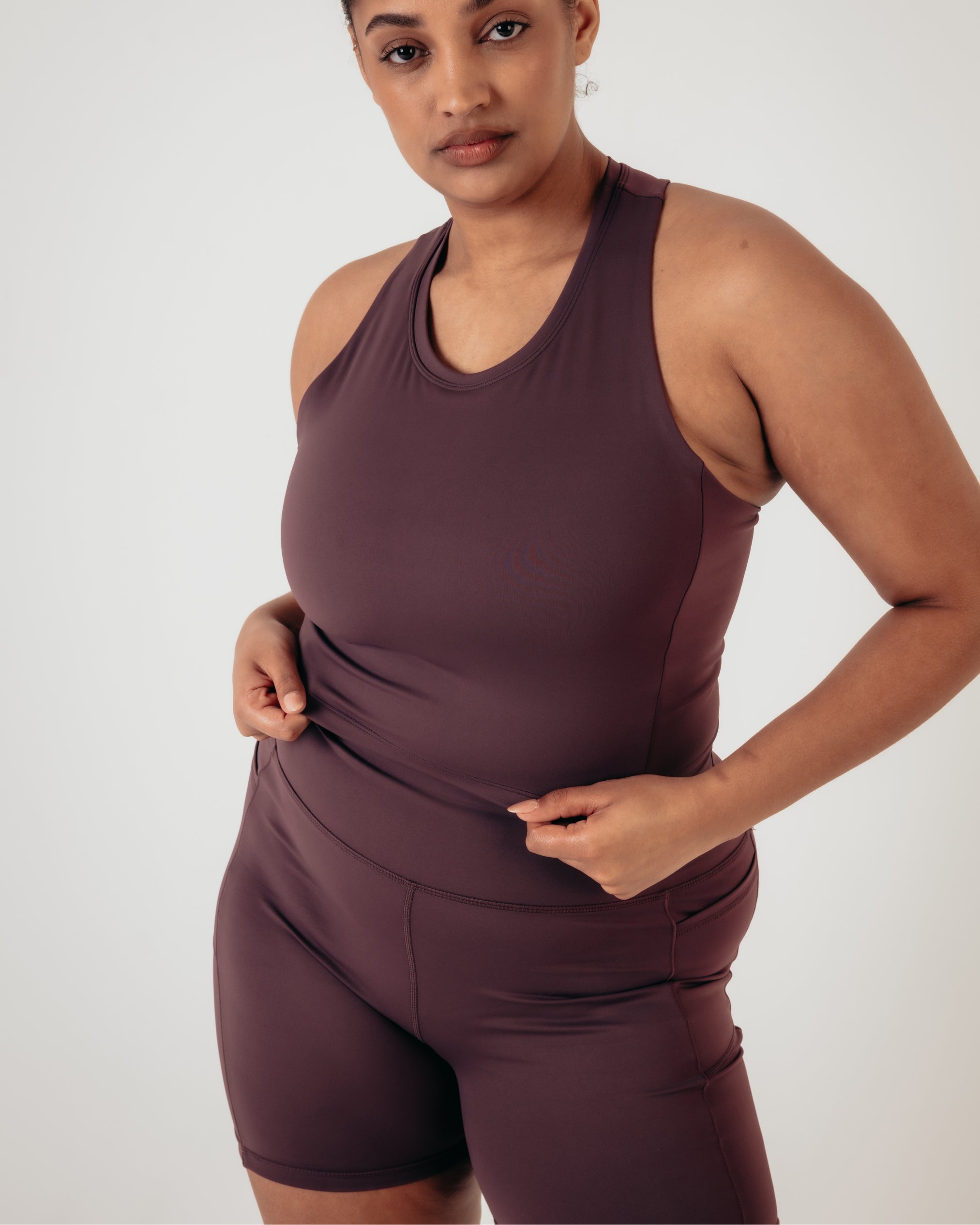 Power Performance Shorts - Burgundy