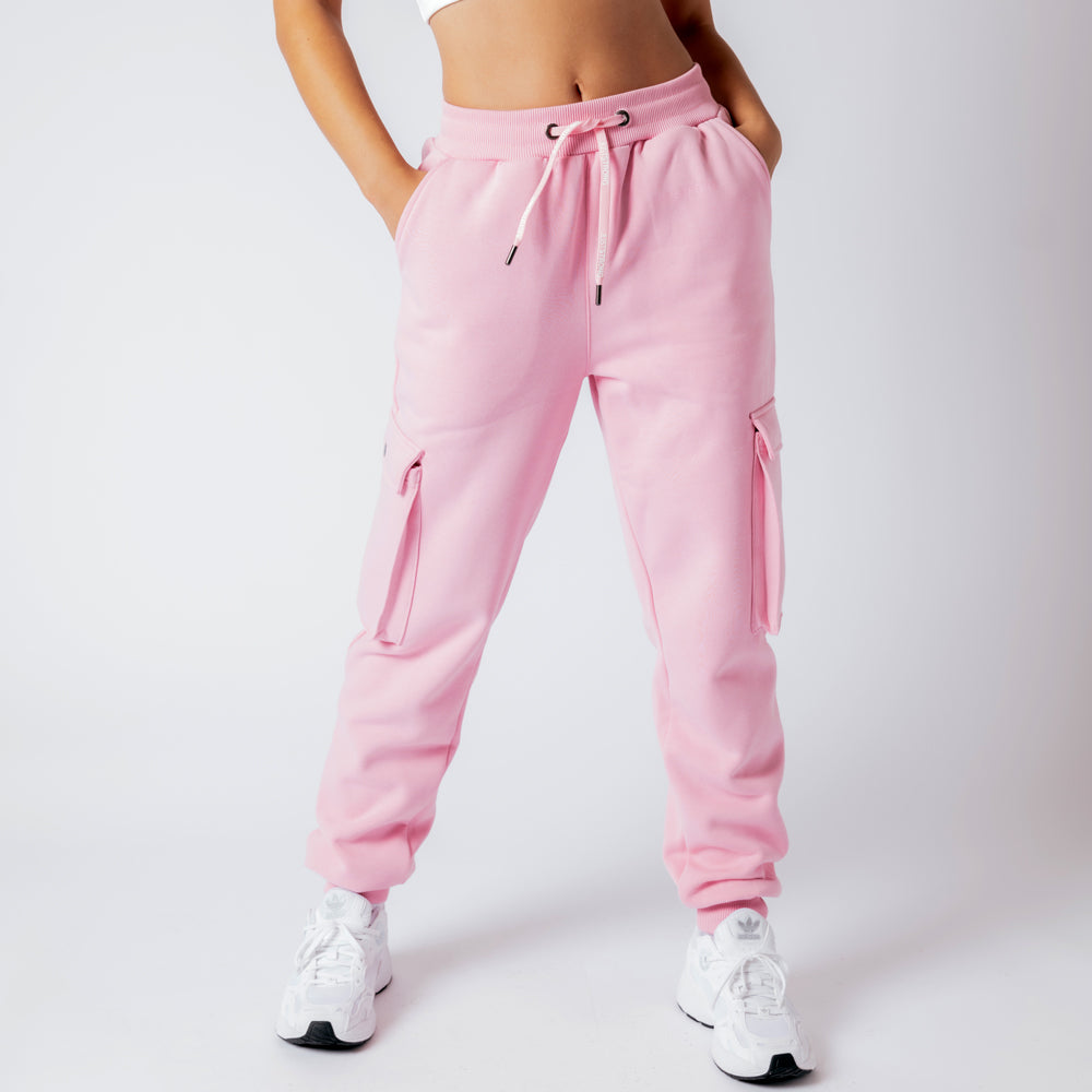 Cargo Joggers - Bubblegum Pink