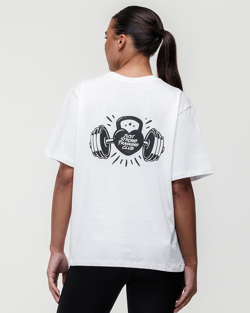 Motion Boyfriend Graphic Club Tee - White