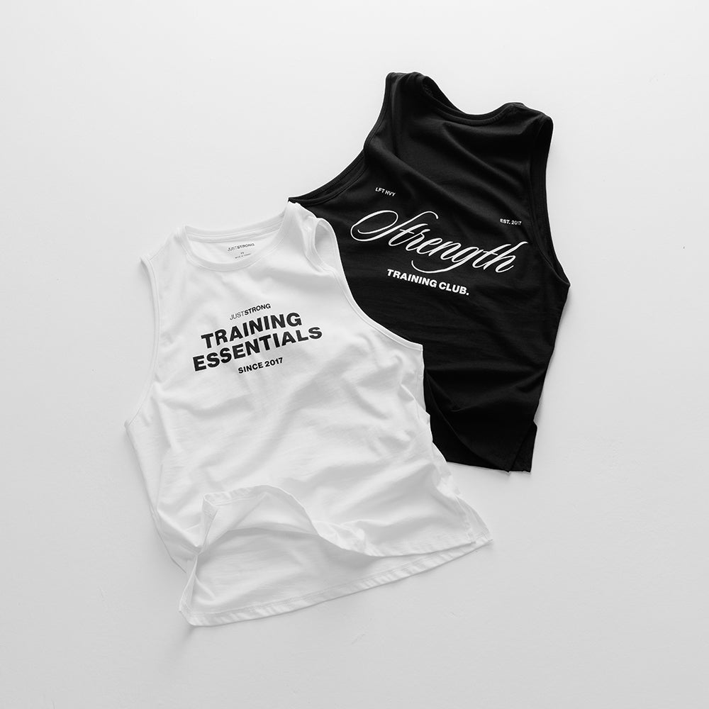 Motion Training Essentials Tank - Ivory White