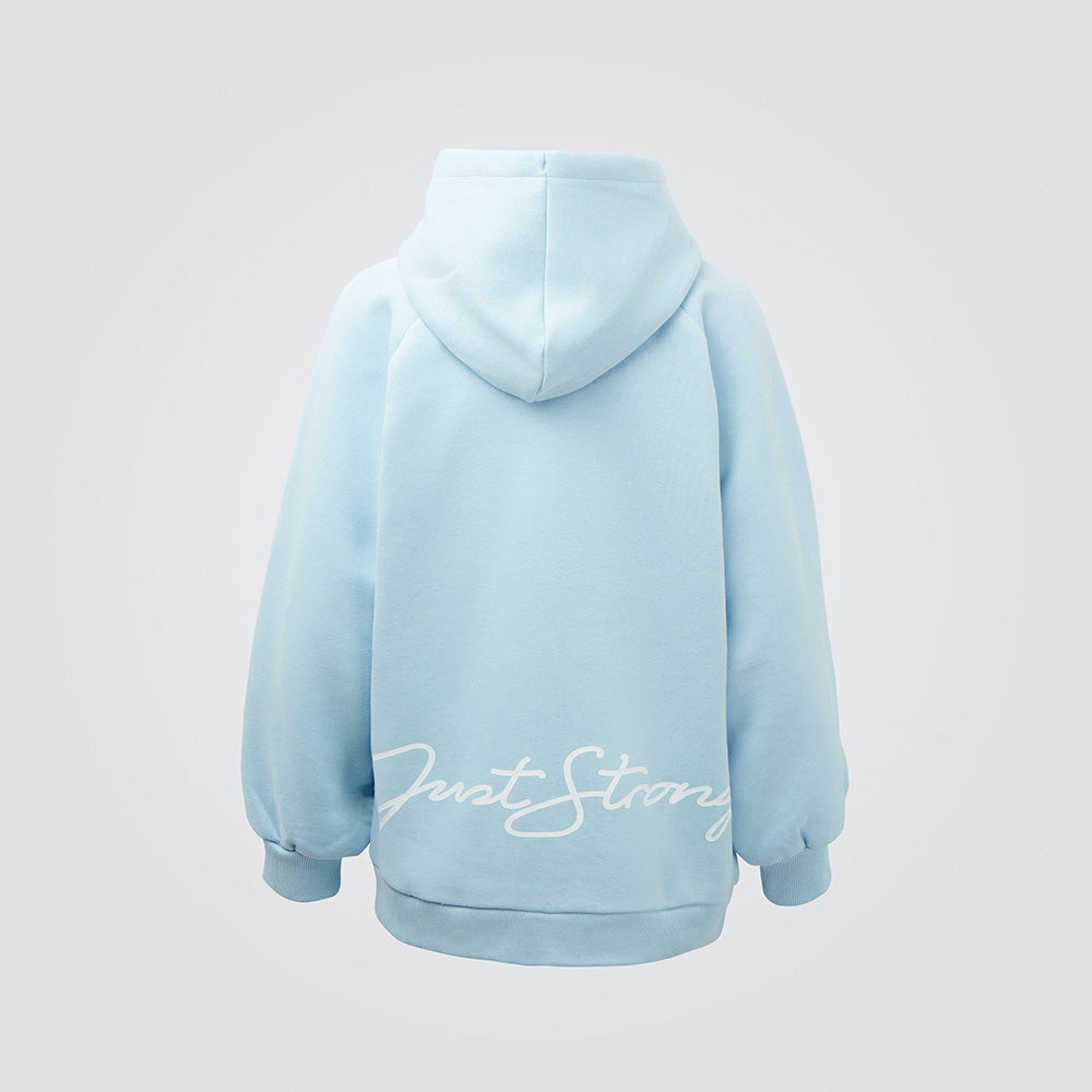 Light Blue Iris Boyfriend Hoodie